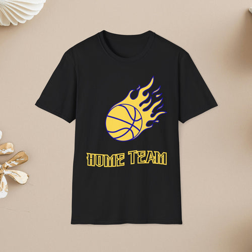 Blue And Yellow Sport  T-Shirt